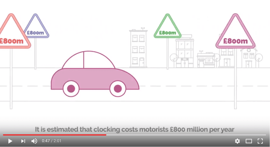 Car clocking, false mileage, MOT History Check
